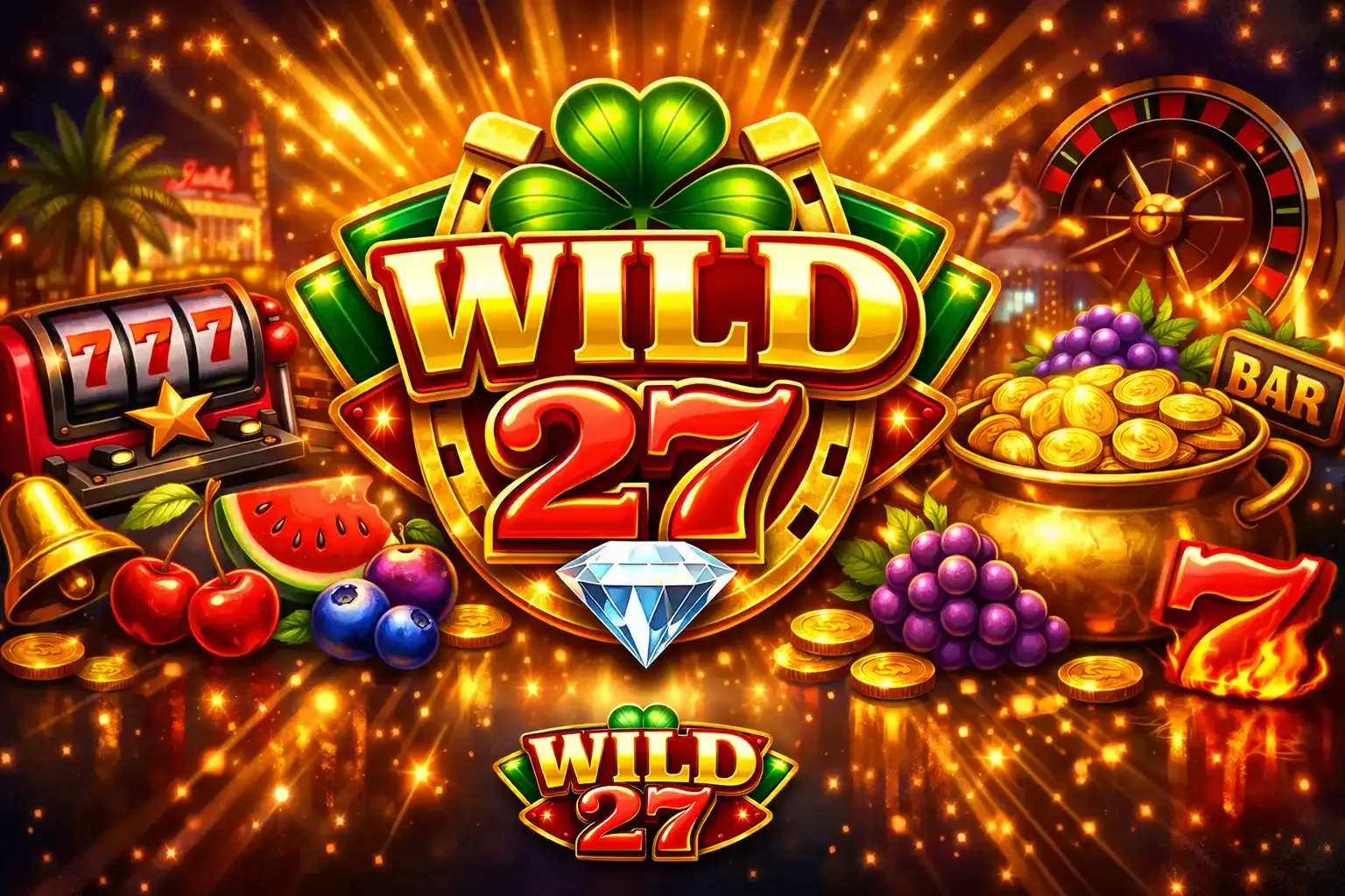 100% do €300 + 27 Free Spins na Wild 27